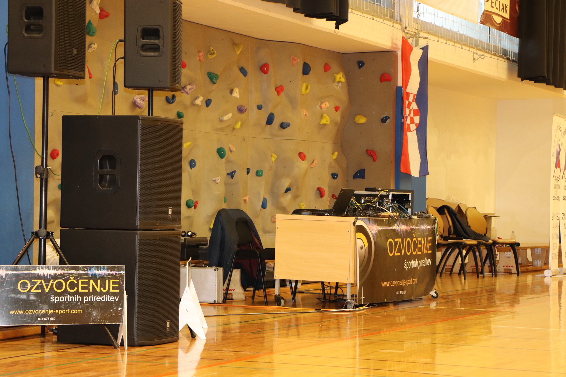 ozvočenje plesnega tekomovanja