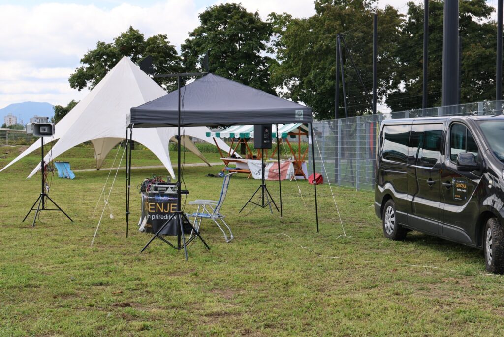 Ozvočenje prireditve Pol maraton rolerji