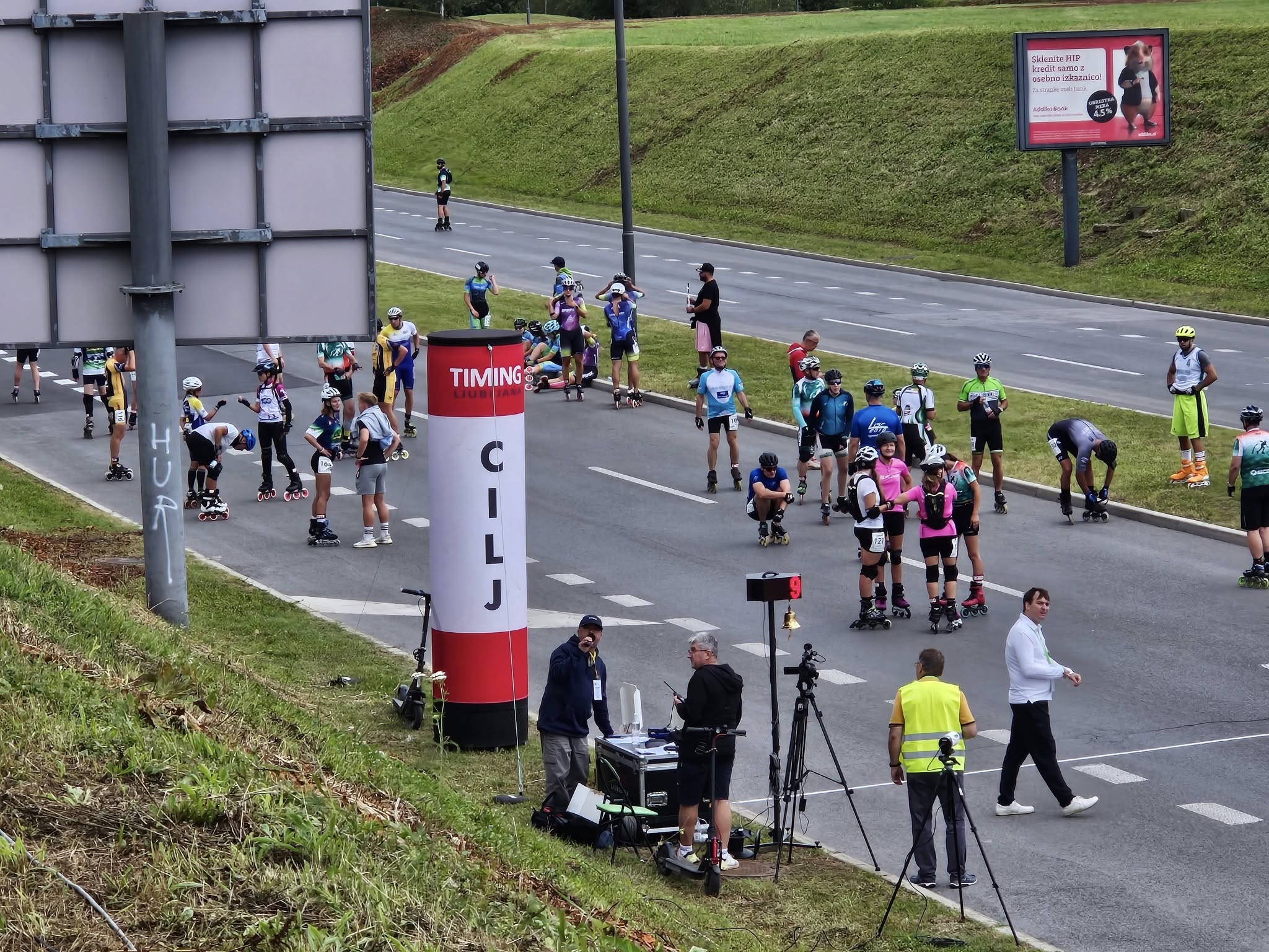 Ozvočenje prireditve Pol maraton rolerji