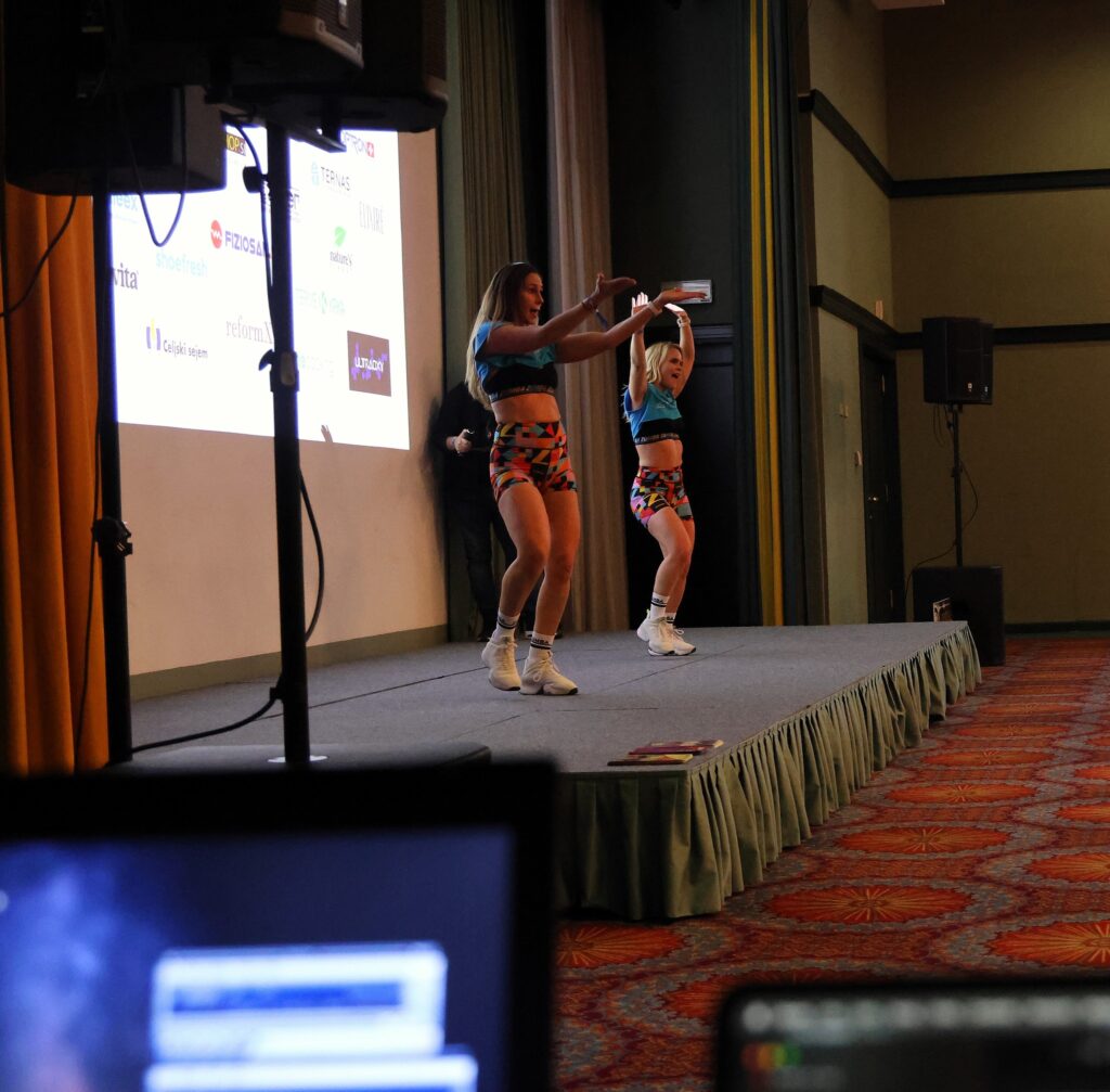 ozvočenje in razsvetljava fitnes zveze v hotelu bernardin